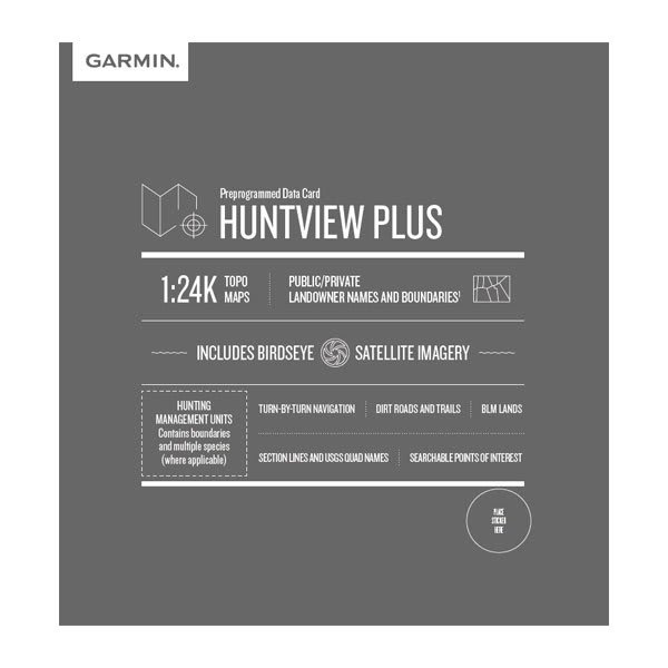 Garmin HuntView Plus Maps